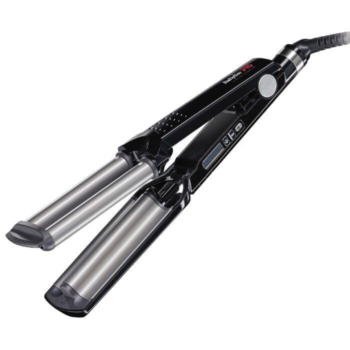 BaByliss PRO Ionic 3D Waver - Бэбилисс Про Ионик 3Д Вейвер Плойка тройная для создания волн с терморегулятором #1