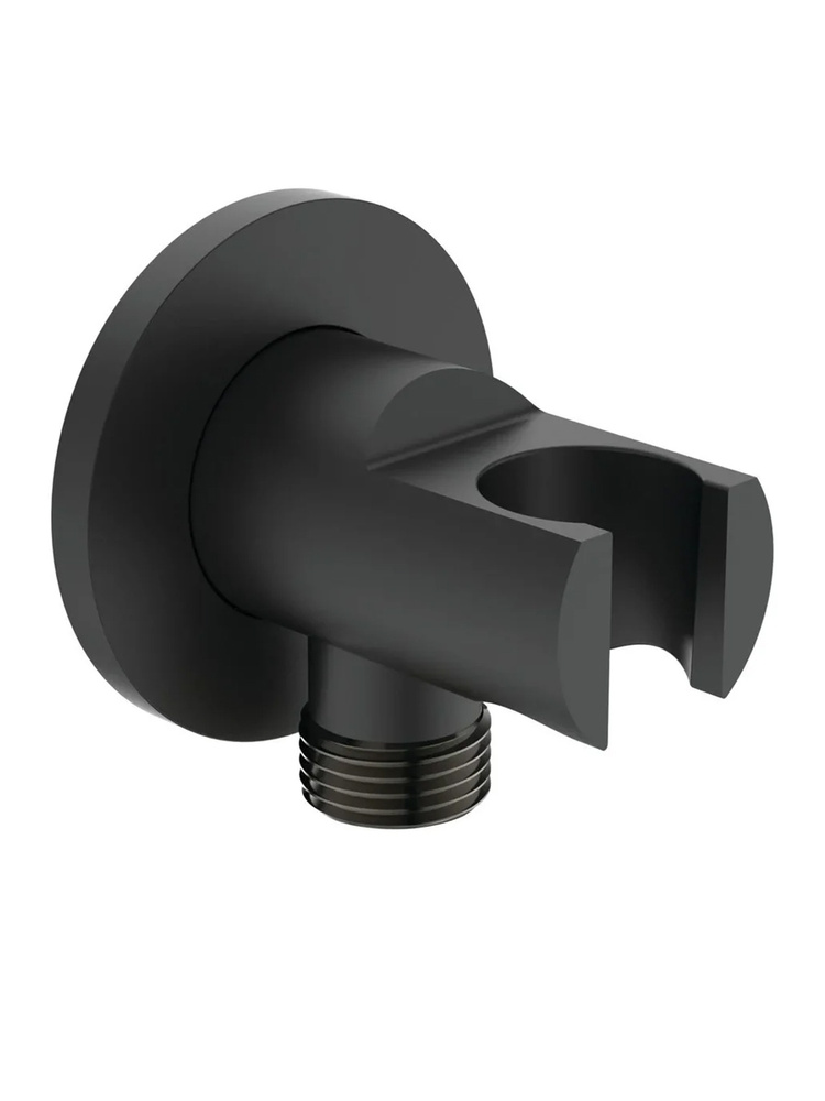 Фиксированный держатель для душевой лейки с шланговым подключением, черный матовый, Ideal Standard Idealrain #1