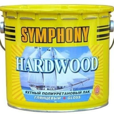 Лак для дерева яхтный Symphony Hardwood глянцевый 2,7 л , Прозрачный  #1