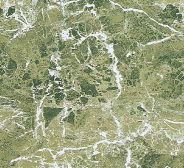 Пленка самоклеющаяся Мрамор зеленый № 5215-1 2х0.45 м (р) #1
