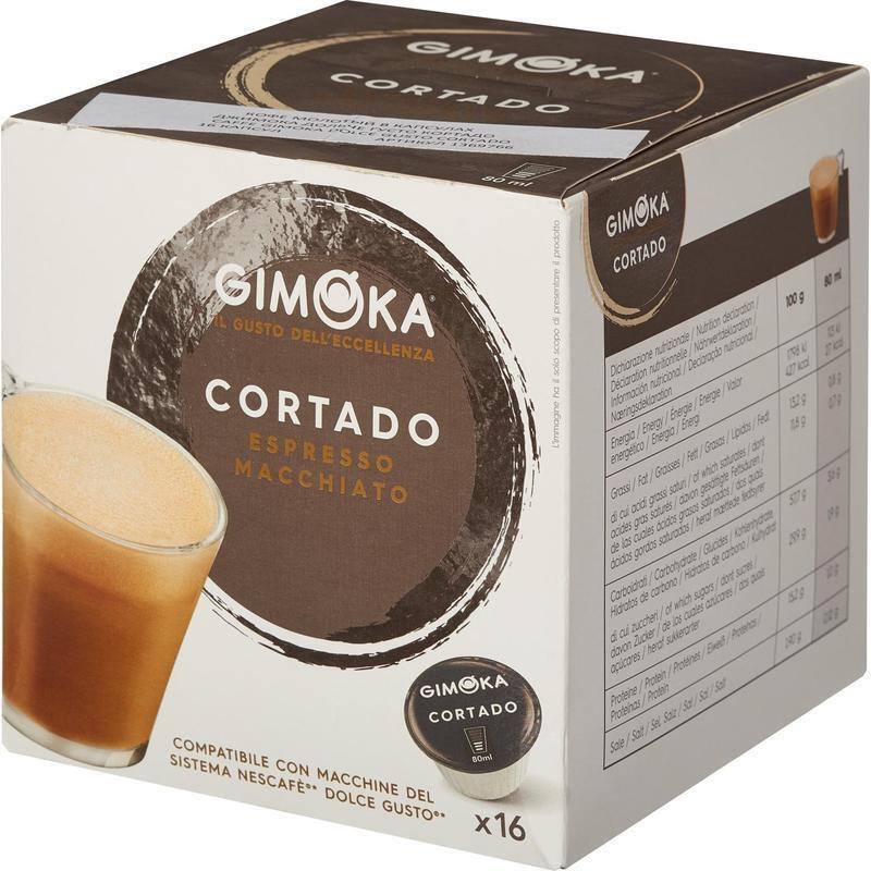 Кофе в капсулах для кофемашин Gimoka Dolce Gusto Cortado, 16 шт./уп. #1