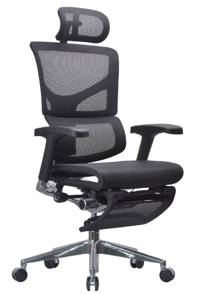 Офисное кресло Sail, Синтетическая дышащая сетка, Черный  #1