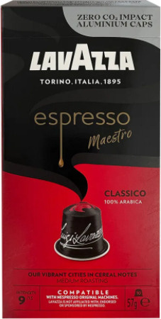 Кофе молотый в капсулах Lavazza Espresso Maestro Classico, 57 г (5,7 г х 10 капсул)  #1