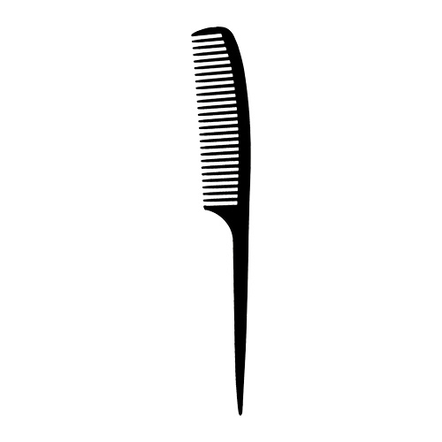 Расческа-гребень для волос LADY PINK BASIC PROFESSIONAL карбоновая с ручкой 22 см  #1
