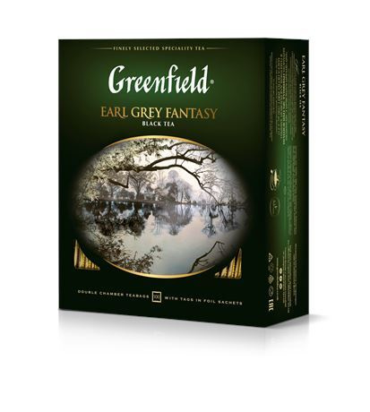 Greenfield Чай черный Earl Grey Fantasy, 100x2г, 3 упаковки #1