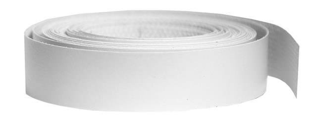 Кромочная лента меламиновая белая с клеем 19мм х 10м для мебели.  #1