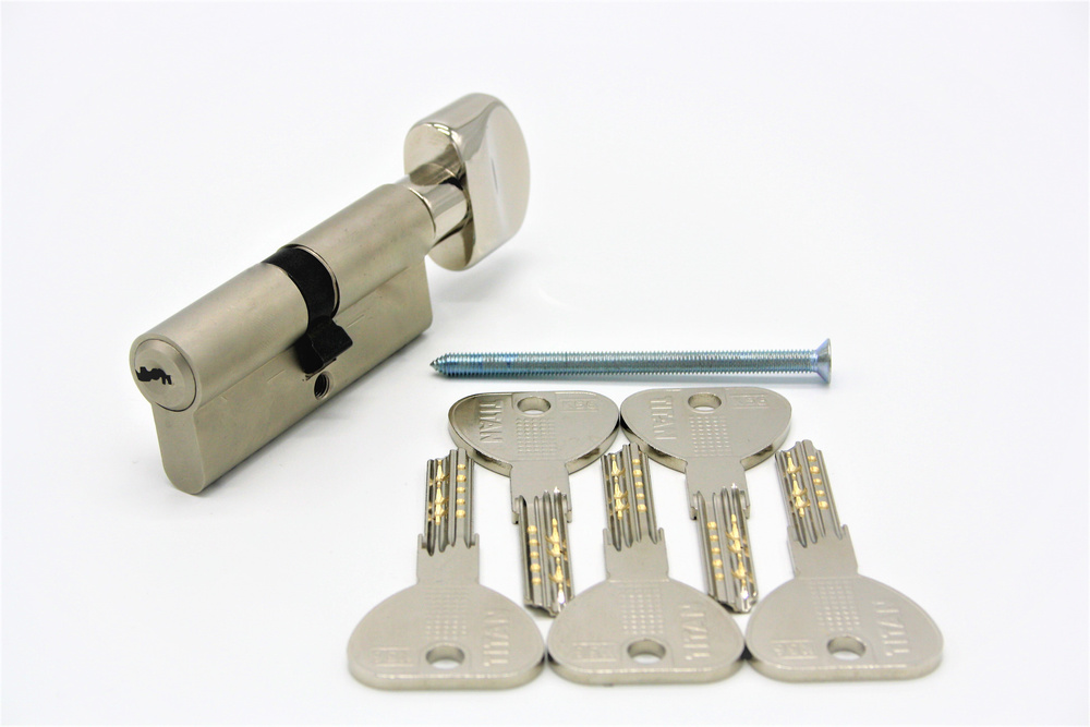 Цилиндровый механизм TITAN K56 82мм (41*41В) ключ/вертушка цилиндр личинка для замка  #1