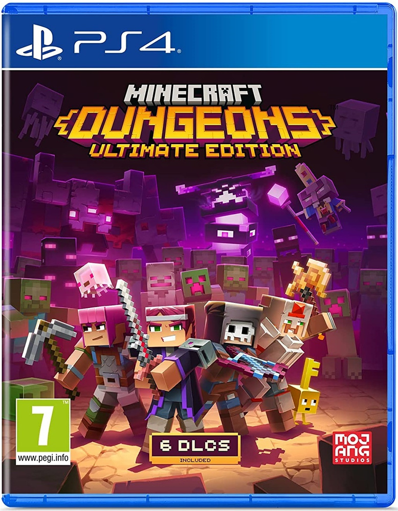 Игра Minecraft Dungeons. Ultimate Edition (PlayStation 4, PlayStation 5, Русские субтитры)  #1