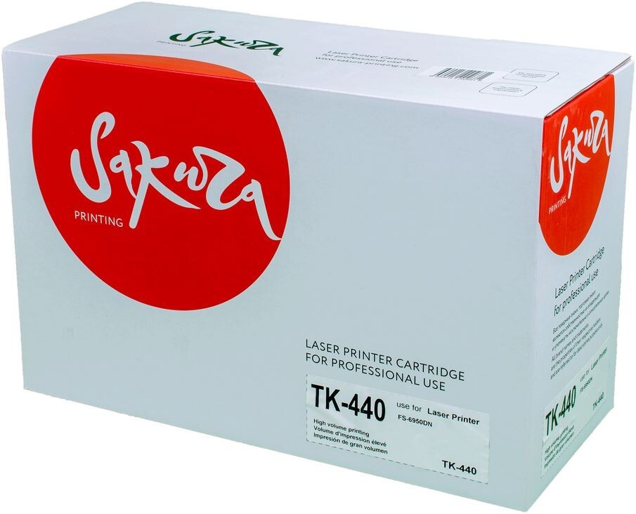 Картридж SAKURA TK440 для Kyocera Mita FS-6950DN, черный, 15000 к. #1