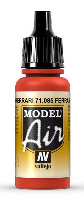 Краска Vallejo 085.  "Model Air"   Итальянский красный 17мл #1