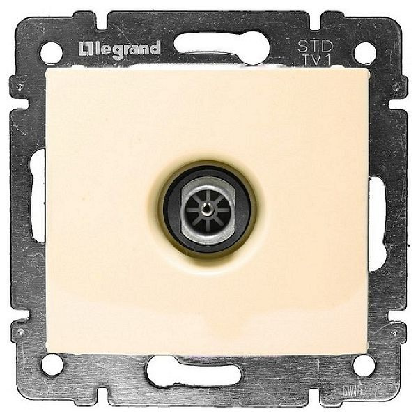 Розетка TV Legrand VALENA CLASSIC, оконечная, слоновая кость, 695617 #1