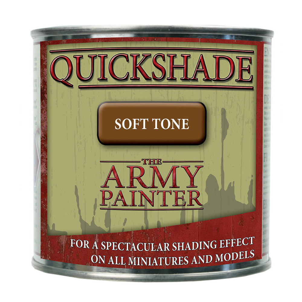 Проливка для моделирования The Army Painter Quickshade: Soft Tone в жестяной банке (250мл)  #1