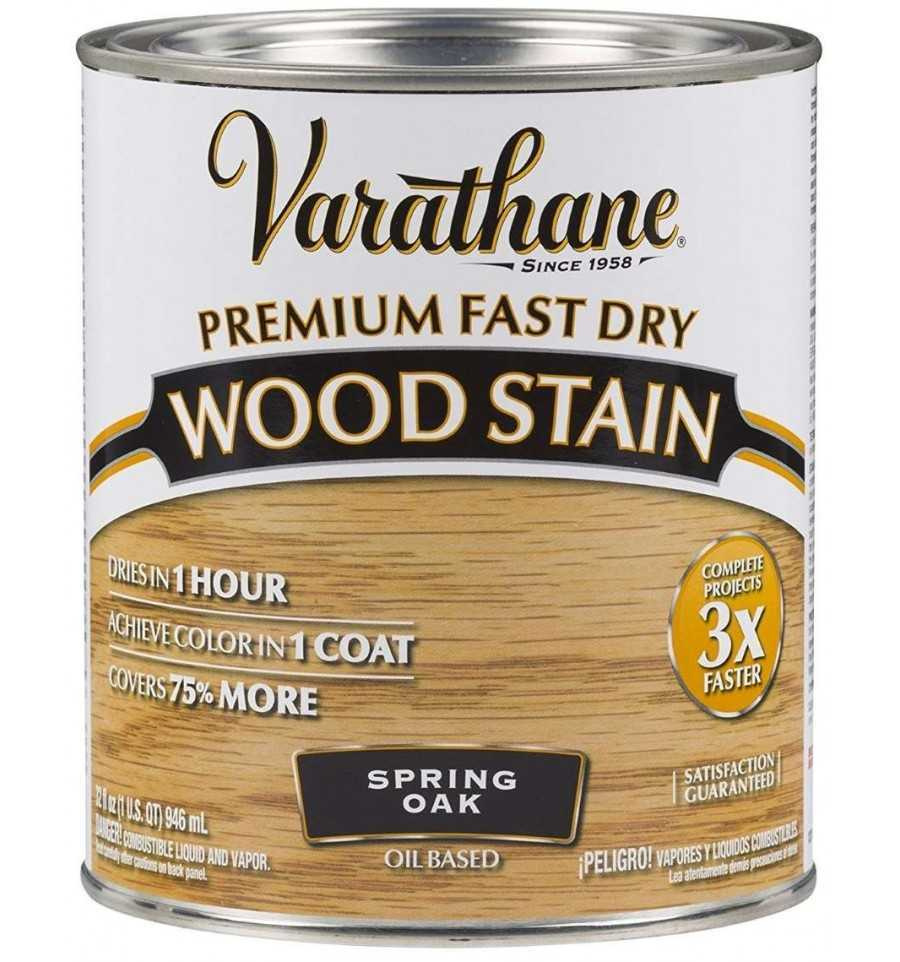 Морилка - Масло Для Дерева Varathane Premium Fast Dry Wood Stain весенний дуб 0,236л  #1