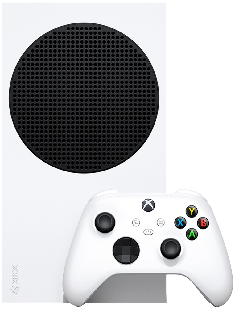 Игровая приставка Microsoft Xbox Series S 512 ГБ SSD, без игр, белый/черный. Товар уцененный  #1
