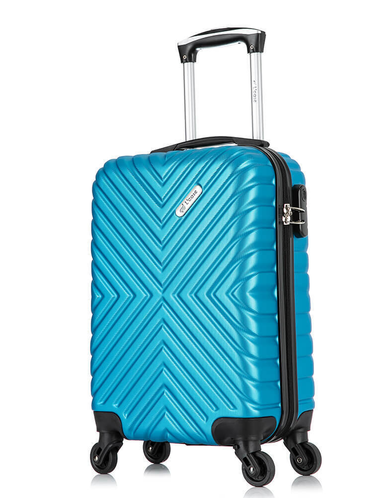 Чемодан на колесах ручная кладь Lcase New-Delhi. Маленький S, АВС ...