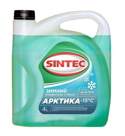 SINTEC Жидкость стеклоомывателя Морская свежесть -15°C 4 л 1 шт.  #1