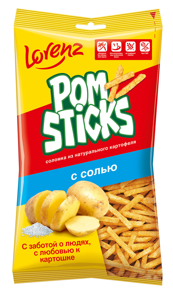 Палочки картофельные Lorenz Pomsticks соль, 100 г #1