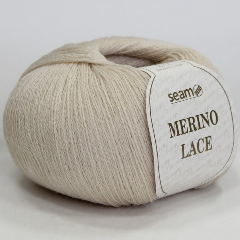 Пряжа Merino LACE цвет 27, 2шт*(700м/50г), 100% мериносовая шерсть #1