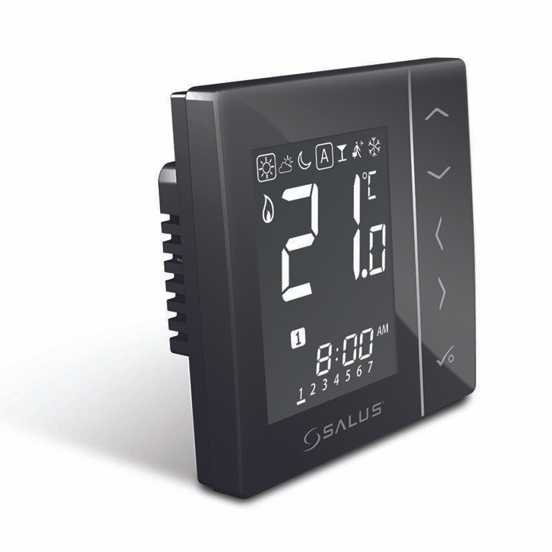 Программируемый термостат SALUS VS30 черный #1
