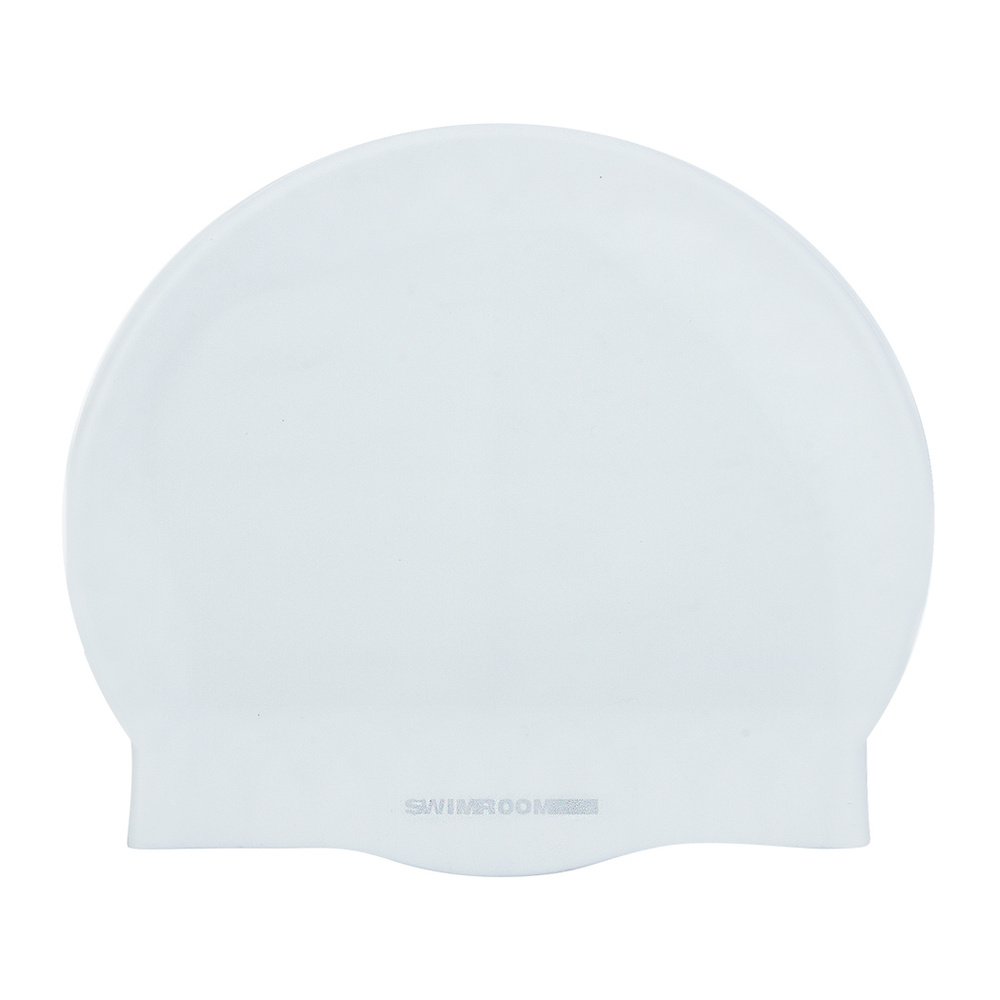 Силиконовая шапочка для плавания SwimRoom "SwimRoom", цвет белый  #1