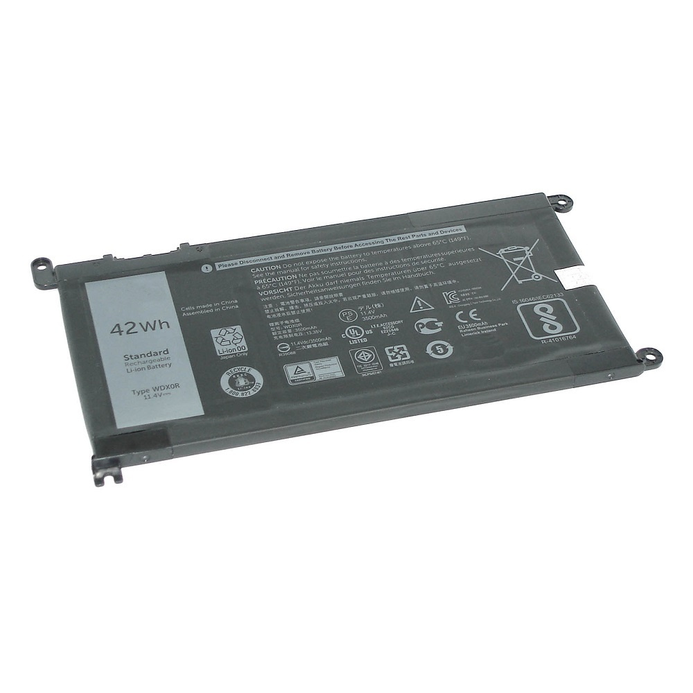 Аккумуляторная батарея WDX0R для ноутбука Dell 15-5538 11.4V 3500mAh #1