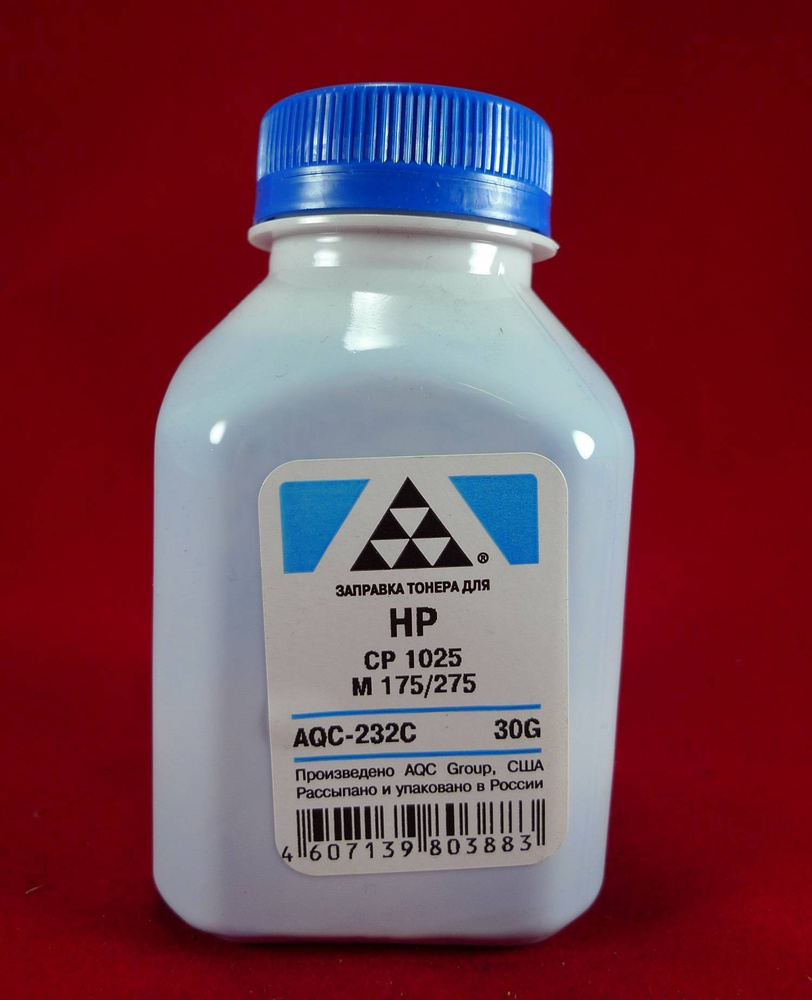 Тонер AQC для HP 126A - тонер (AQC232C) 30 гр, голубой #1