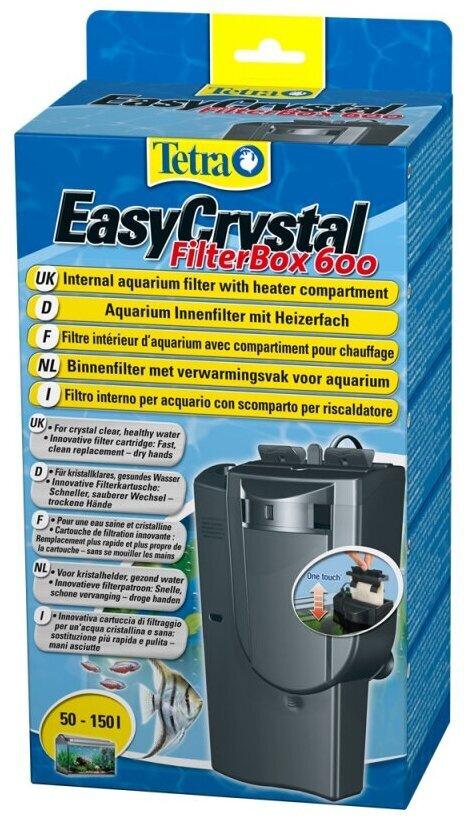 Tetra Внутренний фильтр EasyCrystal FilterBox 600 для аквариумов объемом от 50 до 150 л, производительность #1