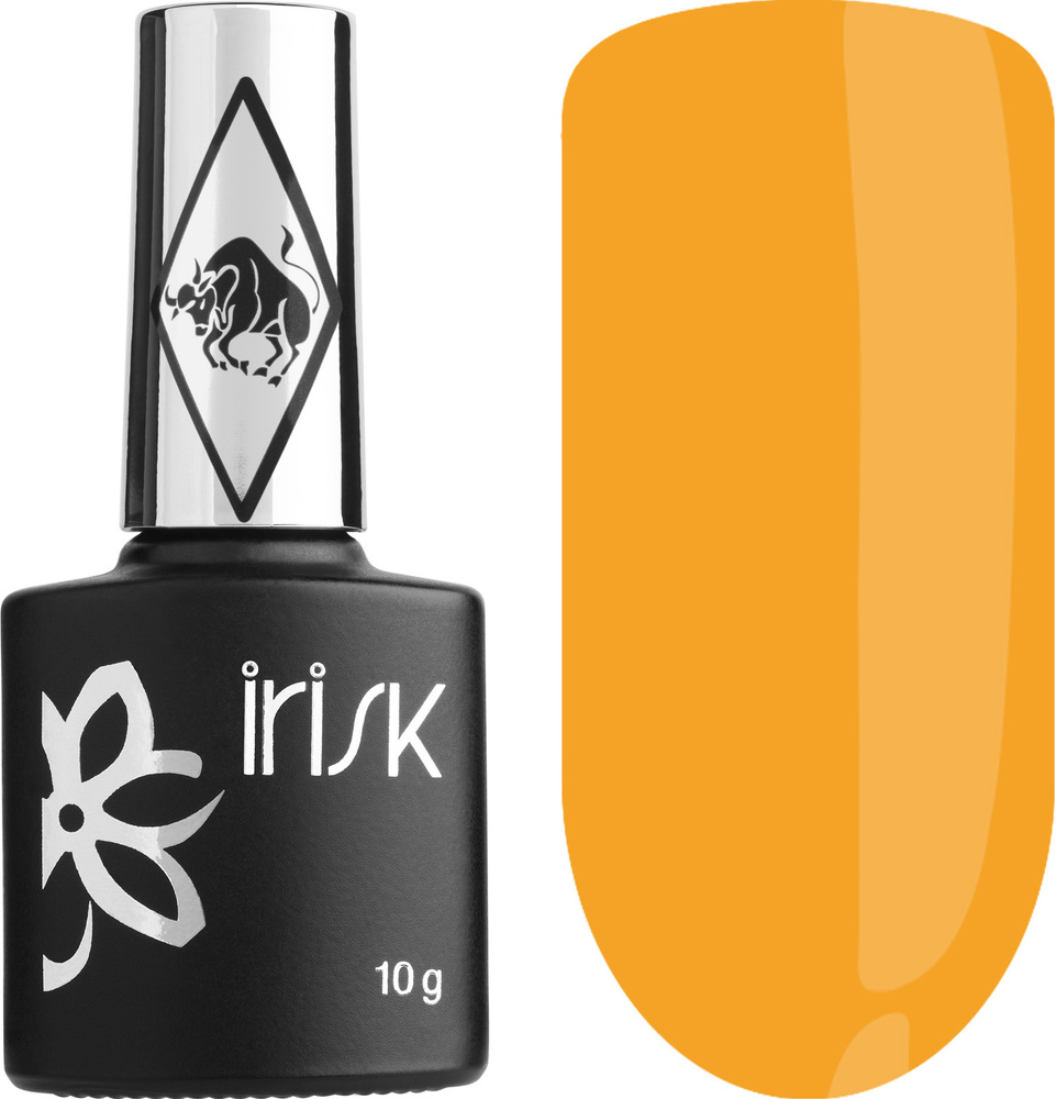 IRISK Гель лак для ногтей, для маникюра Zodiak, Оттенок №24 оранжевый, 10 мл.  #1