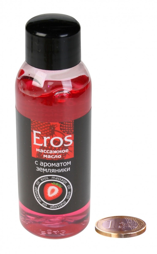 Масло Eros для эротического массажа с ароматом земляники (50 мл)  #1