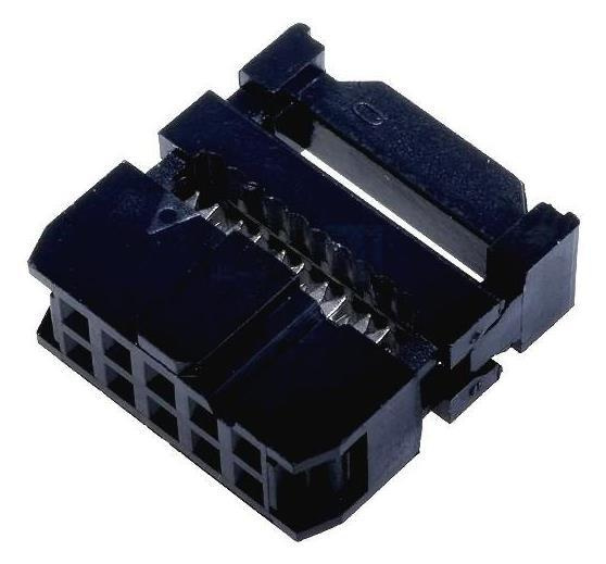 Разъем IDC-10F+защелка Розетка - купить с доставкой по выгодным ценам в ...