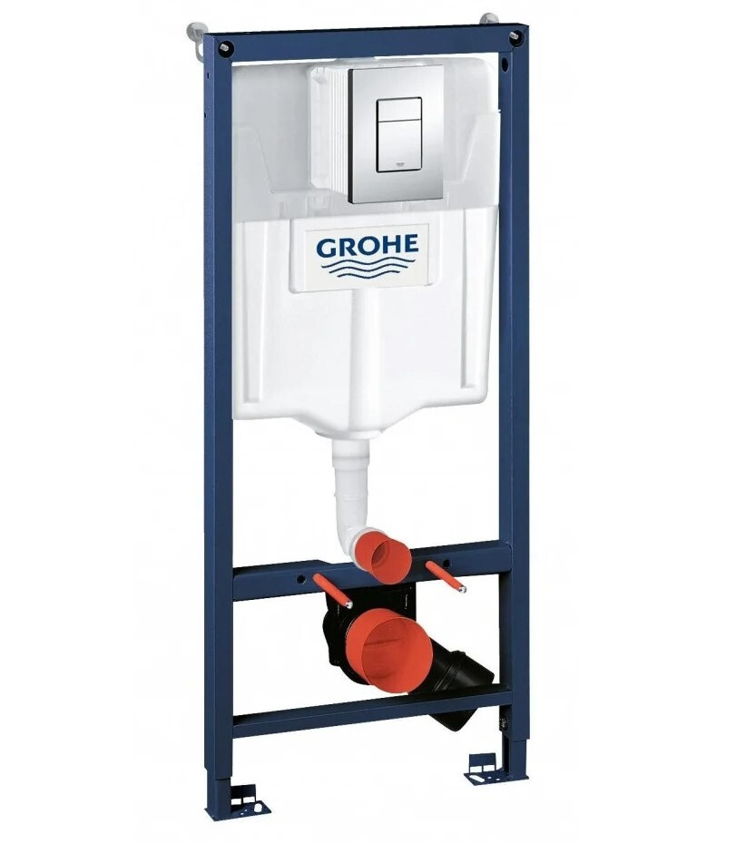 Инсталляция для унитаза GROHE Rapid SL 3 в 1 с панелью смыва Skate Cosmopolitan (38772001)  #1