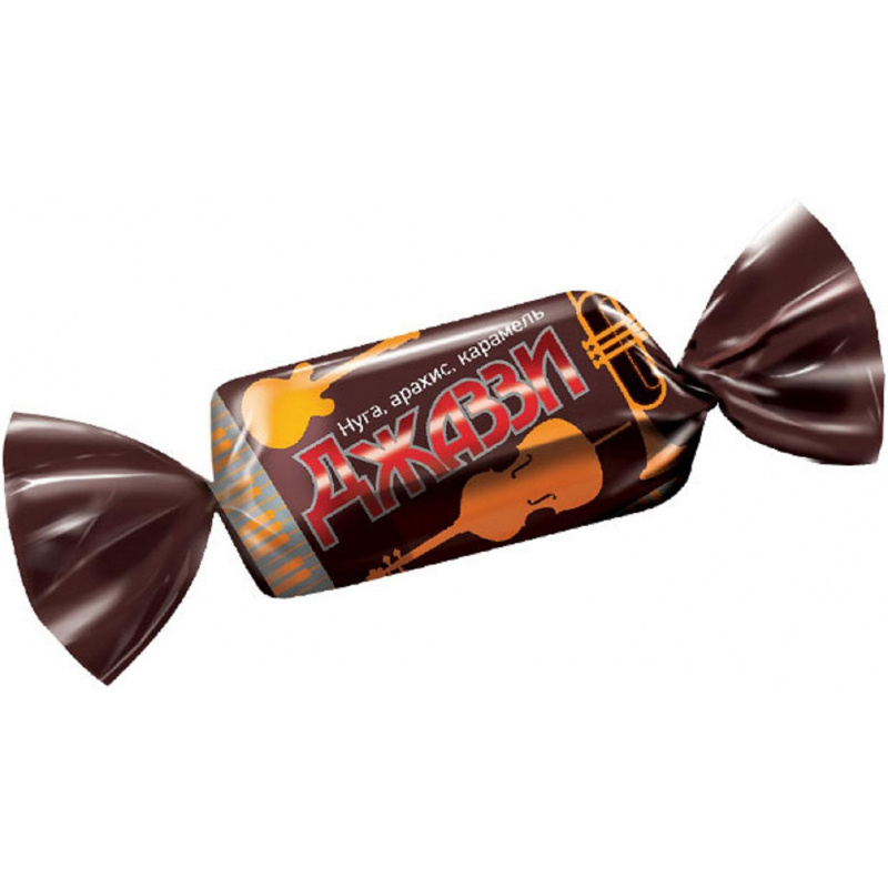 Конфеты шоколадные Яшкино Джаззи нуга карамель арахис, 500г НК558  #1
