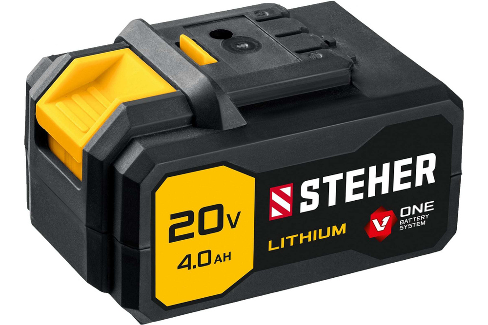 Аккумуляторная батарея STEHER 20В, 4 Ач, Li-Ion тип V1 V1-20-4 #1
