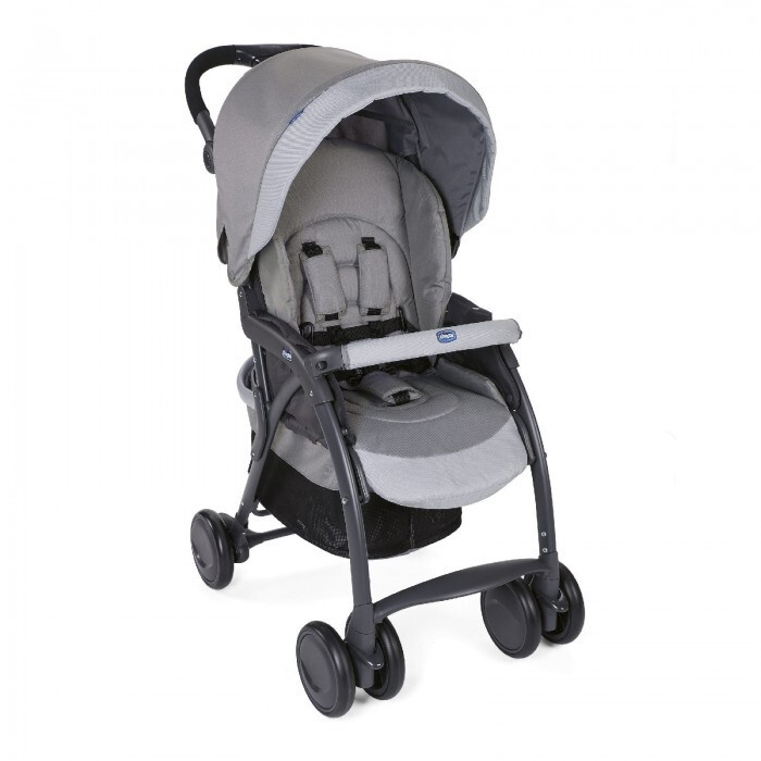 Прогулочная коляска Chicco Simplicity Plus Top Grey, для ребенка с 6 месяцев до 3 лет, маневренная, легкая #1
