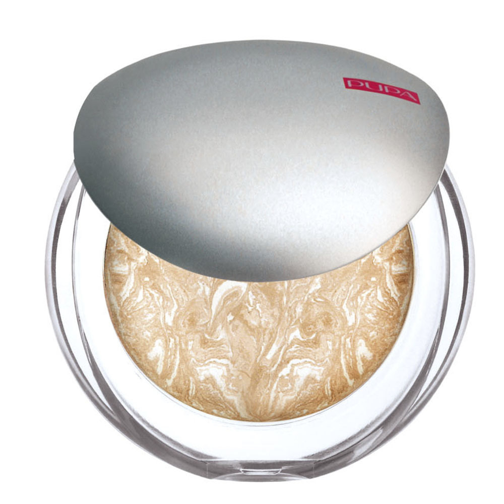 PUPA Пудра компактная запеченная "Luminys Baked Face Powder", тон 01 Ivory Beige  #1