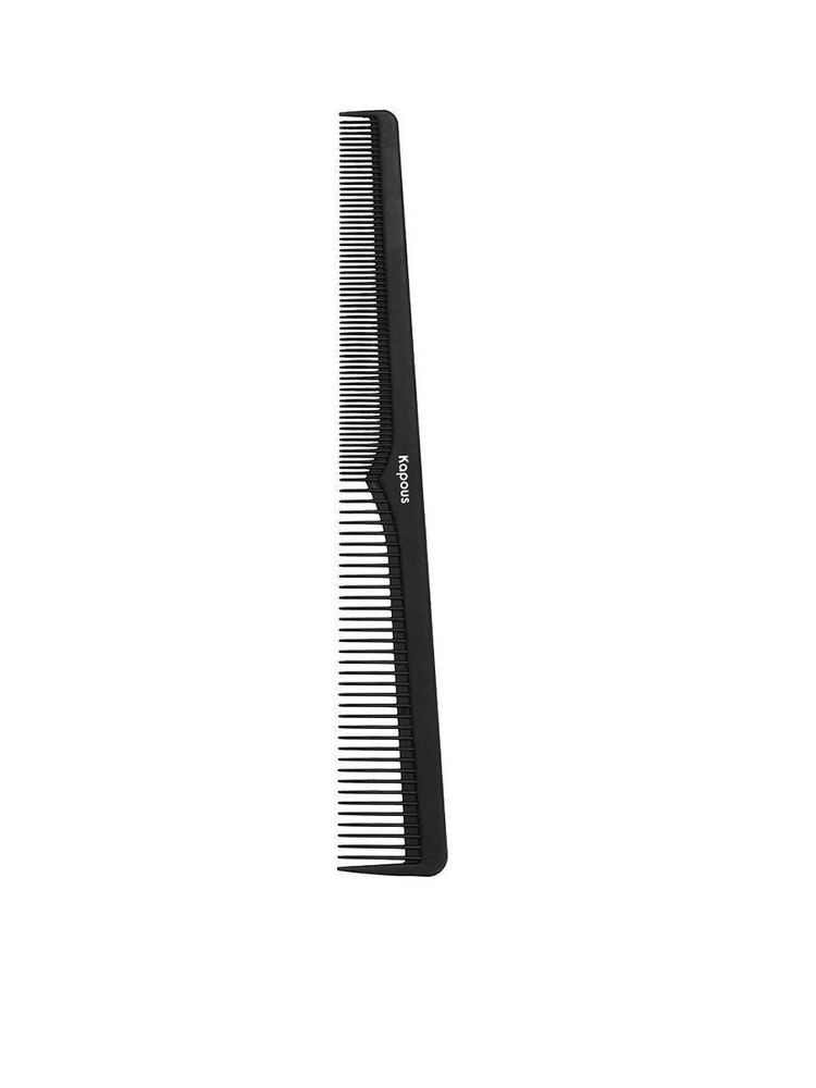 KAPOUS Расческа парикмахерская CARBON FIBER для волос 183х25 мм #1