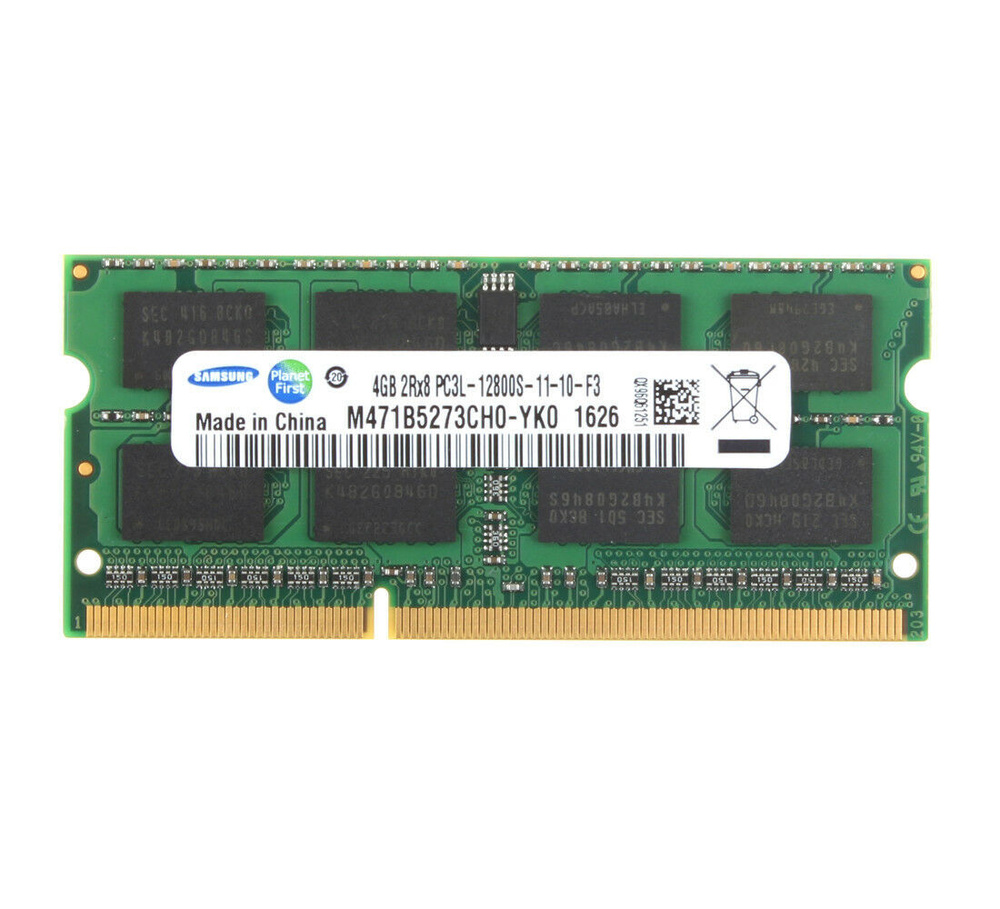 Оперативная память DDR3L 4Gb 1600 Mhz PC3L-12800S SoDimm M471B5273CH0-YK0 1x4 ГБ (M471B5273CH0-YK0)  #1
