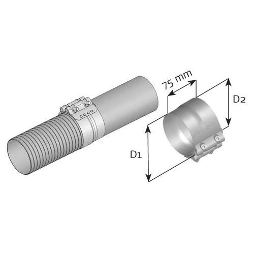 DINEX Хомут для глушителя арт.99302 #1