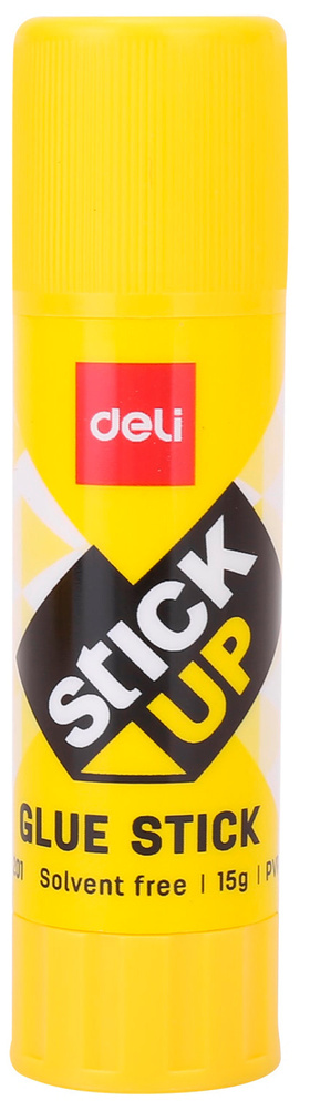 Комплект 3 шт, Клей-карандаш Deli EA20110 15гр корп.желтый ПВП дисплей картонный усиленный Stick UP  #1