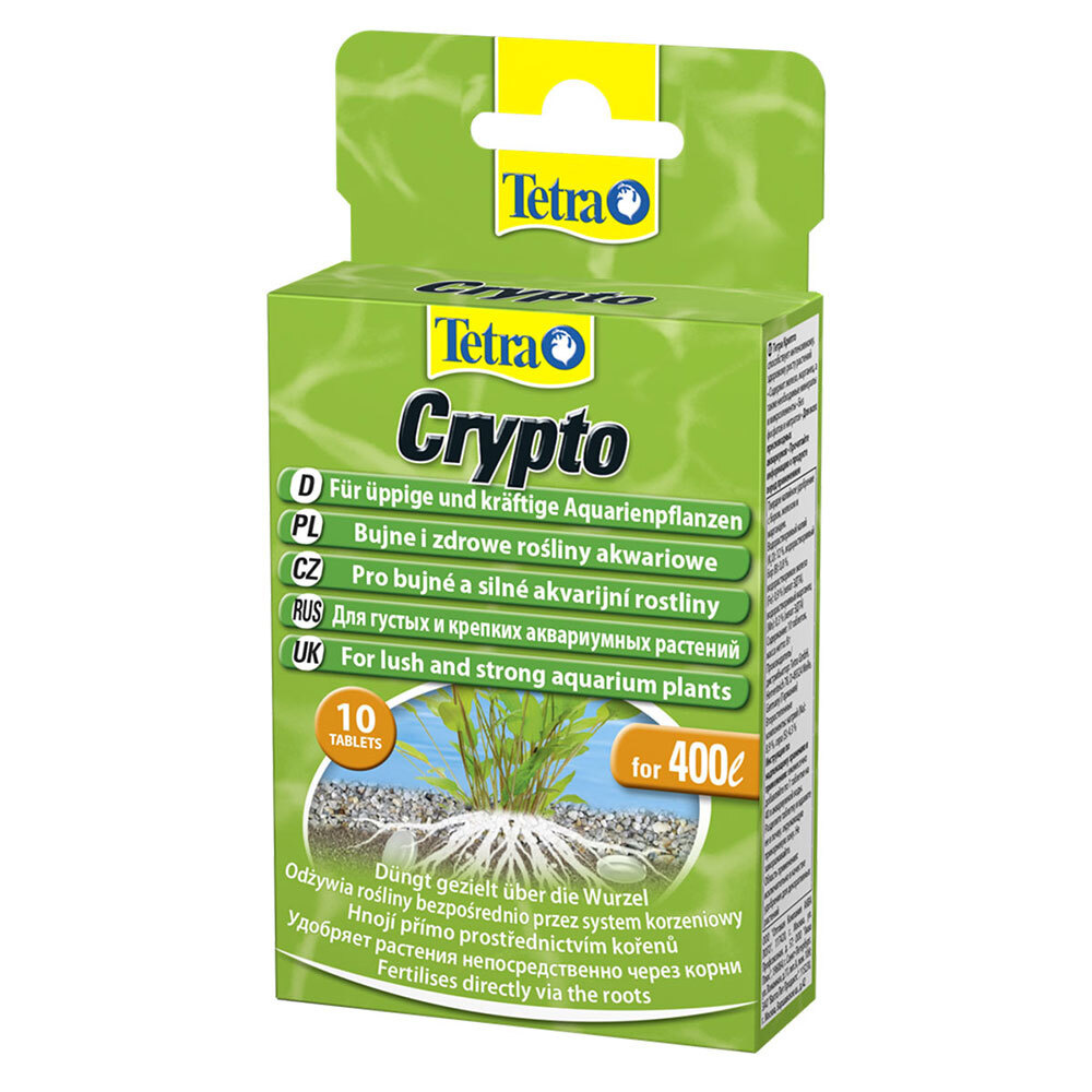 Tetra Crypto 10 таблеток/на 400л воды, таблетки для подкормки водных растений, способствующие правильному #1