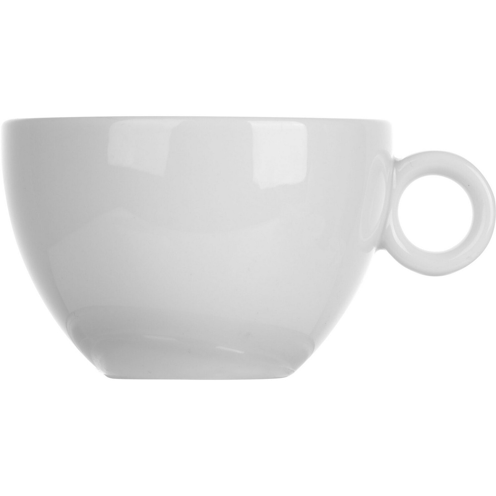 Чашка Lubiana Бола чайная 280мл, 130х105х70мм, фарфор, белый #1