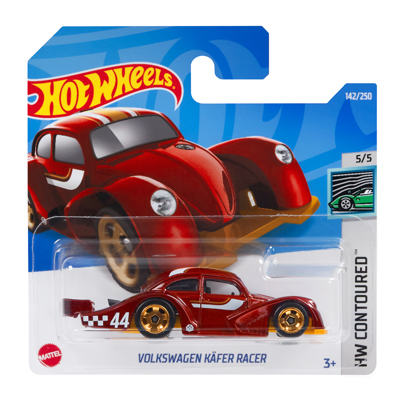 HCW48 Машинка металлическая игрушка Hot Wheels коллекционная модель VOLKSWAGEN KAFER RACER красный/ белый #1