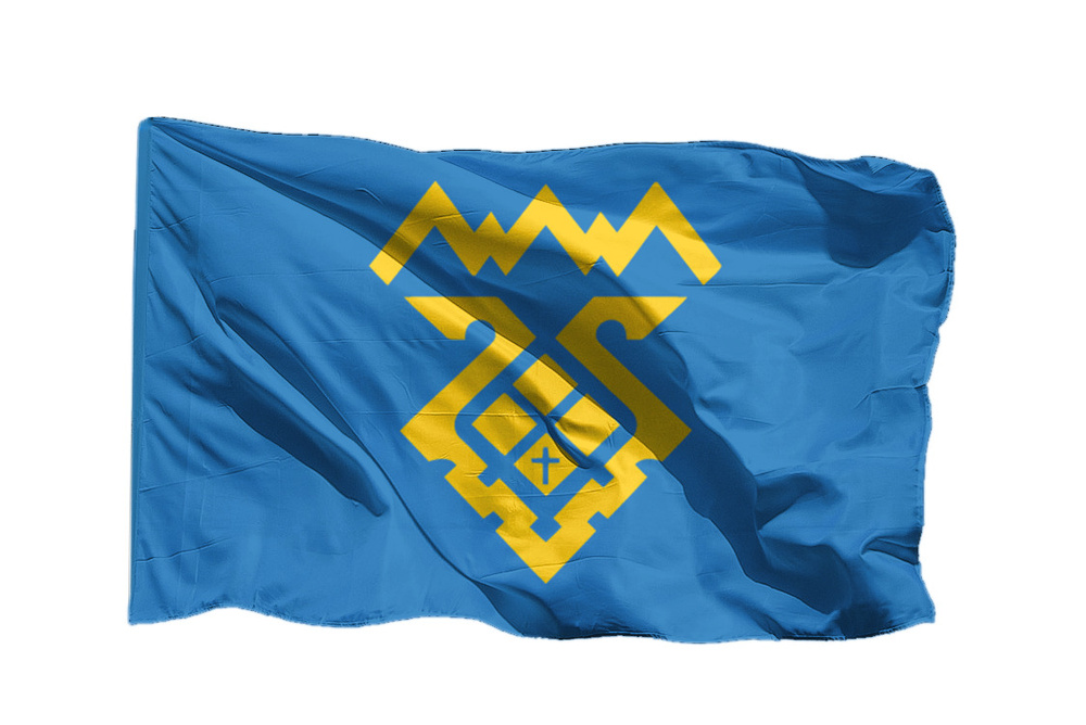 Флаг Тольятти на шёлке, 70х105 см - для флагштока #1