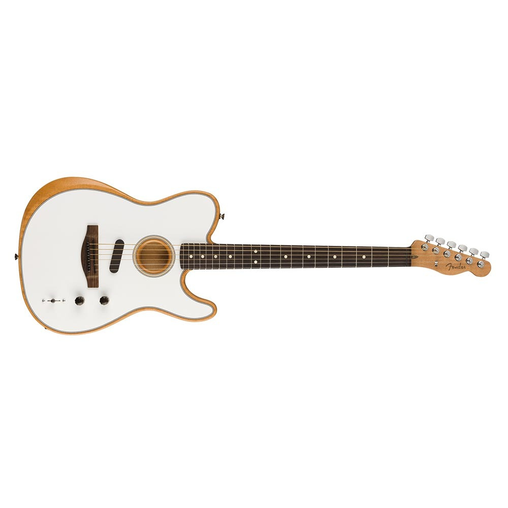 Электрогитара Fender Acoustasonic Player Telecaster Arctic White #1