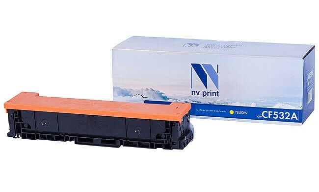 Картридж NV Print CF532A Желтый для принтеров HP Color LaserJet Pro MFP M180n/ M181fw, 900 страниц  #1