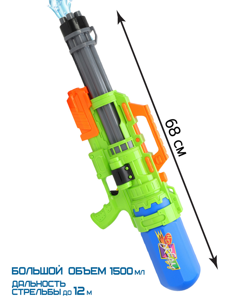 Водный пистолет детский, оружие игрушечное, водное оружие  #1