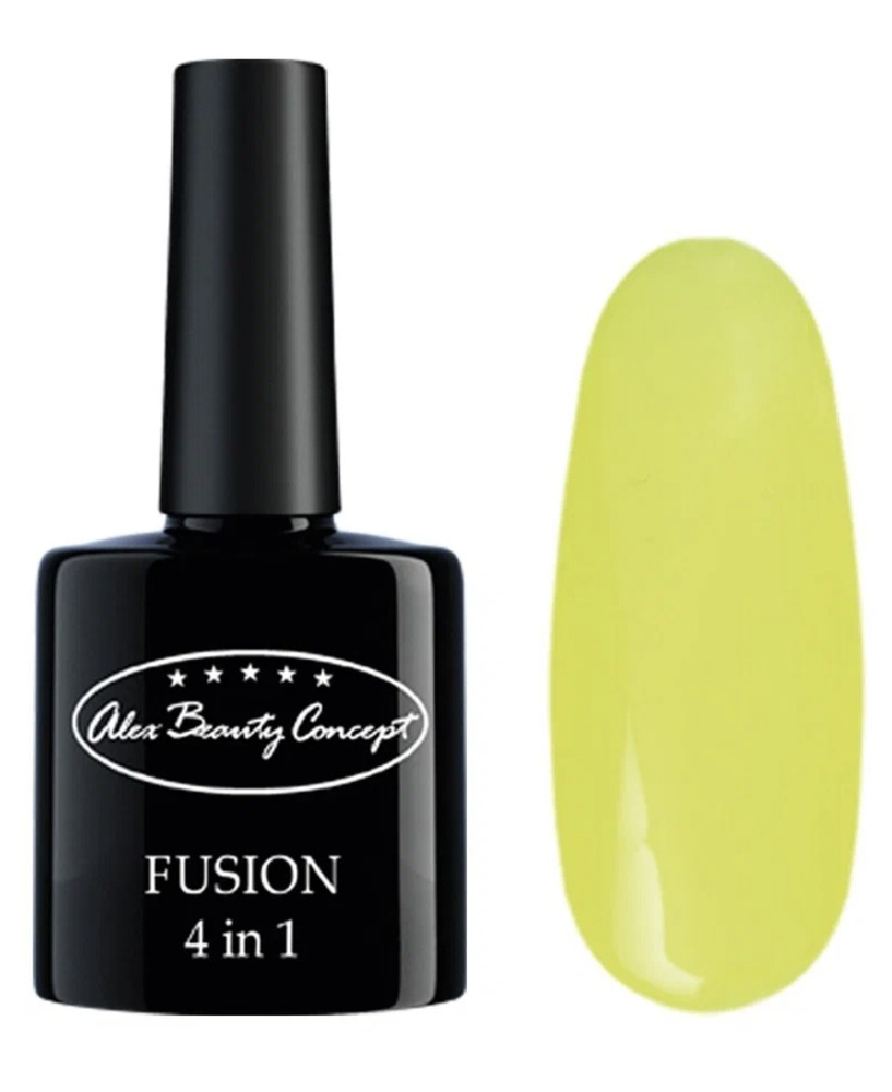 Alex Beauty Concept Гель-лак FUSION 4 IN 1 GEL, 7.5 мл., цвет ярко-желтый 70161  #1