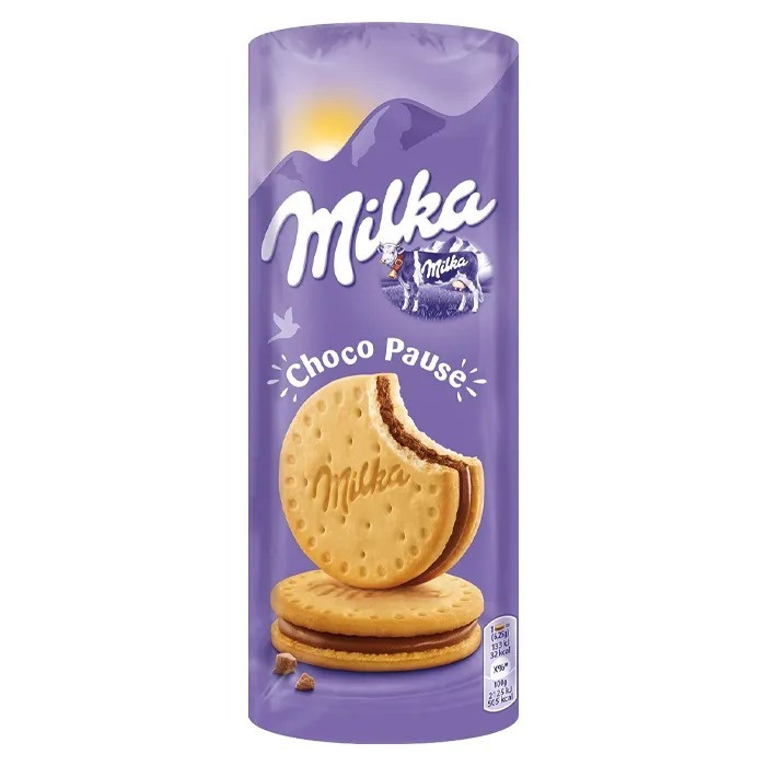 Печенье Milka Choco Pause с шоколадной начинкой (Германия), 260 г #1