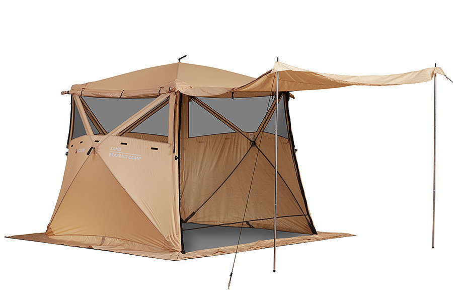 Кухня-шатер HIGASHI Pyramid Camp Sand/ летняя, туристическая палатка  #1