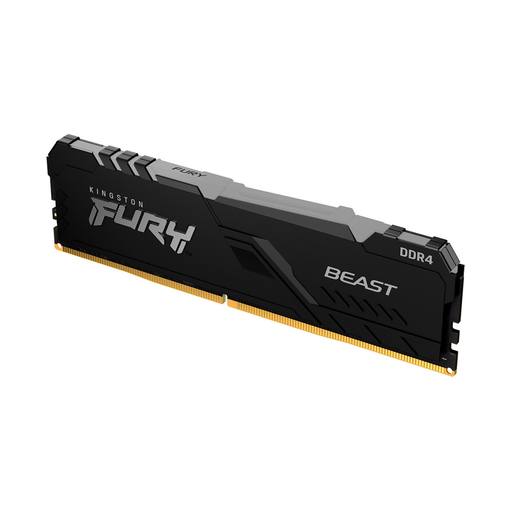 Kingston Fury Оперативная память Beast Black DDR4 2666 МГц 1x16 ГБ (KF426C16BB1A/16)  #1